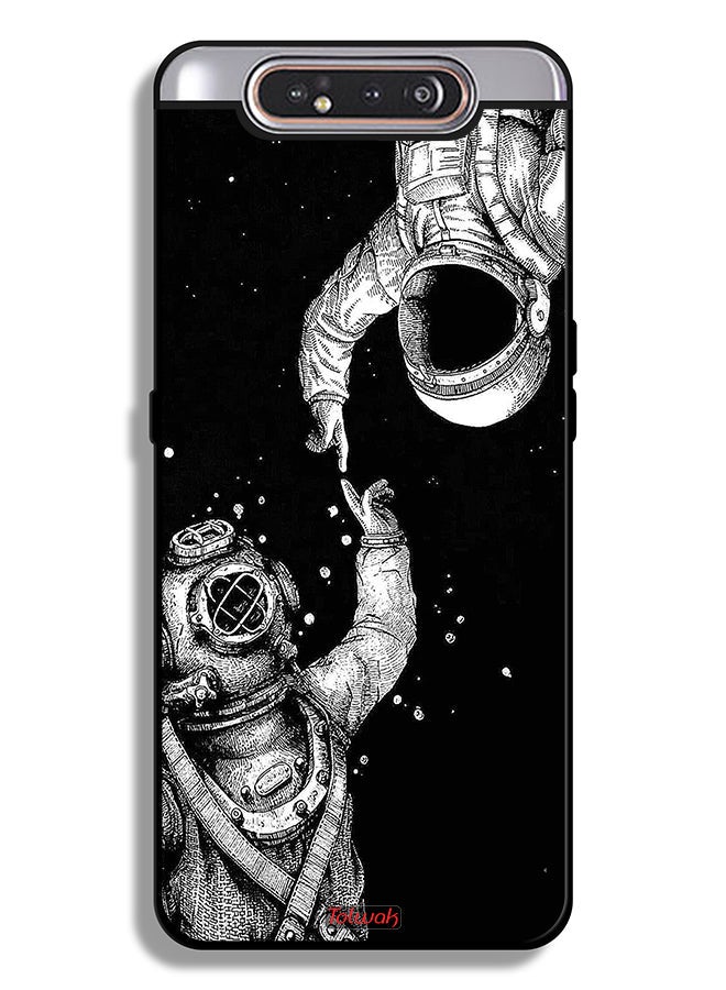 Tolwak Samsung Galaxy A80 Protective Case Cover Astronauts - Image 1