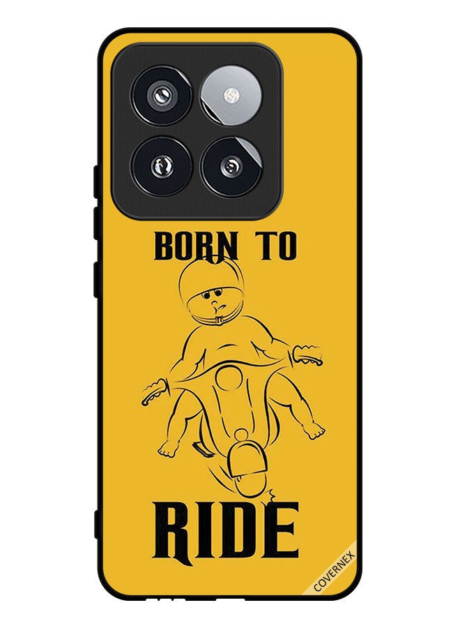 Covernex Protective Case Cover For Xiaomi 14 Pro Born To Ride - Image 1