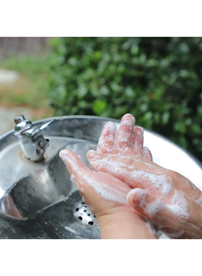 اتش واي 3 صناديق (150 ورقة) أوراق صابون ورقية صغيرة محمولة يمكن التخلص منها رغوة غسل اليدين صابون اليد المعطر للأماكن المغلقة والخارجية والسفر والتخييم المشي لمسافات طويلة - Image 5