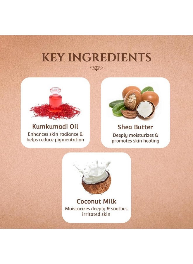 Khadi Essentials Nourishing Glow Body Milk With Kumkumadi Oil 500Ml - Image 3