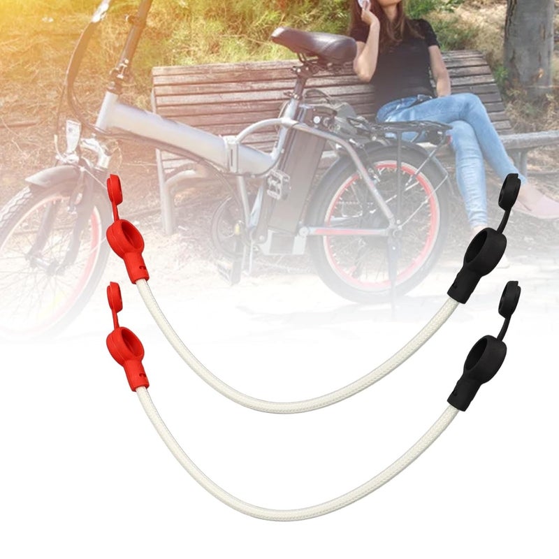 8Pcs High Temperature Fireproof Copper Battery Inverter Cables with Dust Caps for Accumulators - Image 4