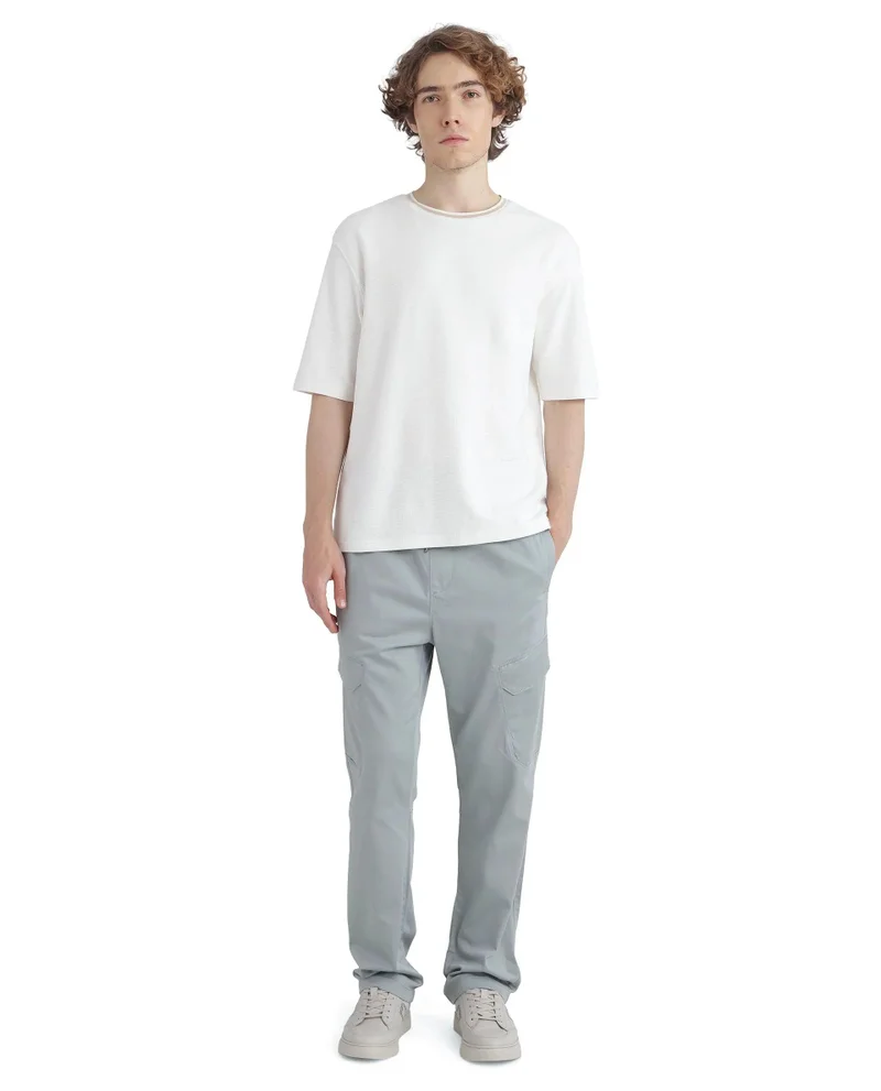 Rare Rabbit Men's Drawstring Closure Cargo Trouser