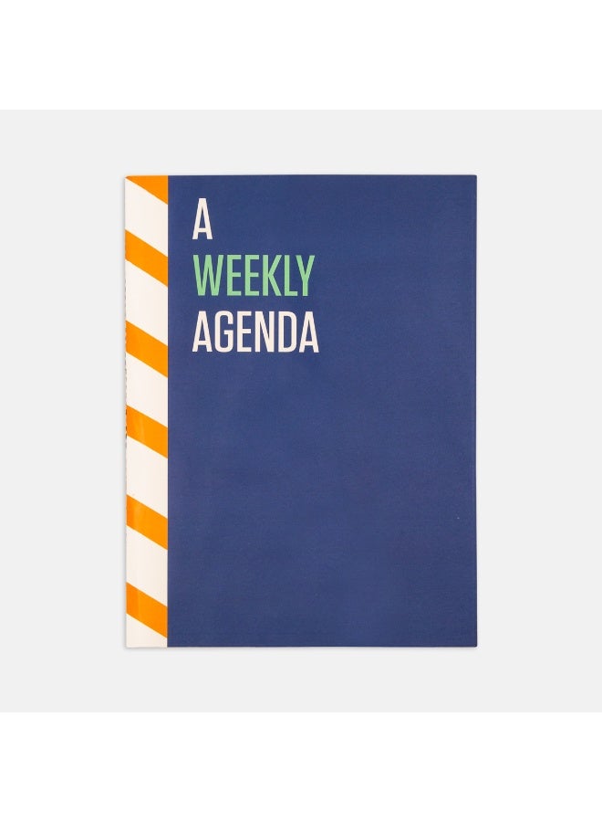 PK Design Contrasting Set Weekly Agenda: Blue - Image 1