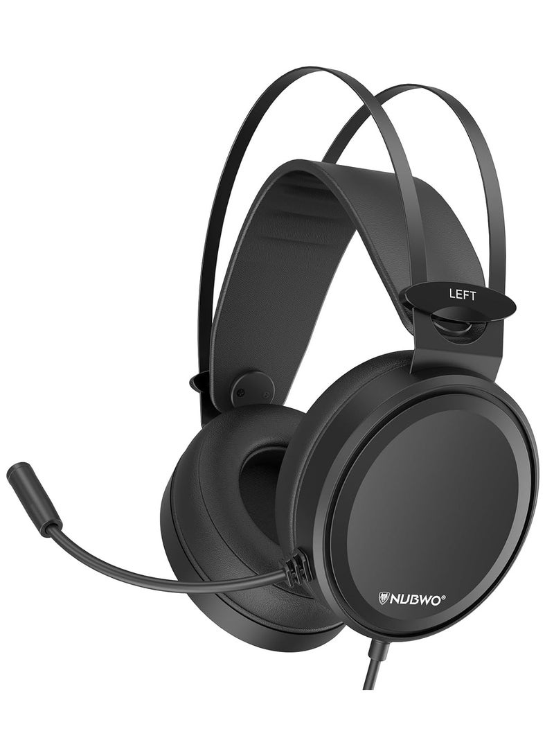 NUBWO N7 Gaming Headset,Wired PC Gaming Headphones with Noise Canceling Mic, PS4  Stereo Xbox one Headset Over Ear Gaming Headphones for PC/MAC/PS4/PS5/Switch/Xbox one - Image 1