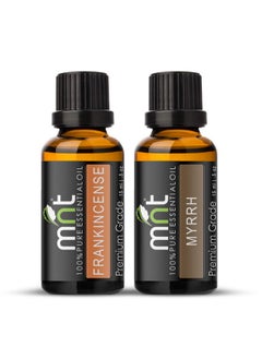MNT Combo Of Frankincense Oil And Myrrh Essential Oil (Each 15Ml) 100% Pure Natural Oil  - Image 1
