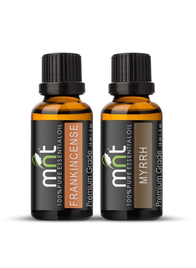 MNT Combo Of Frankincense Oil And Myrrh Essential Oil (Each 15Ml) 100% Pure Natural Oil - Image 2