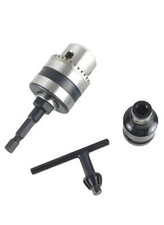 Generic Electric Drill Chuck Adapter Converter Black/Silver  - Image 1