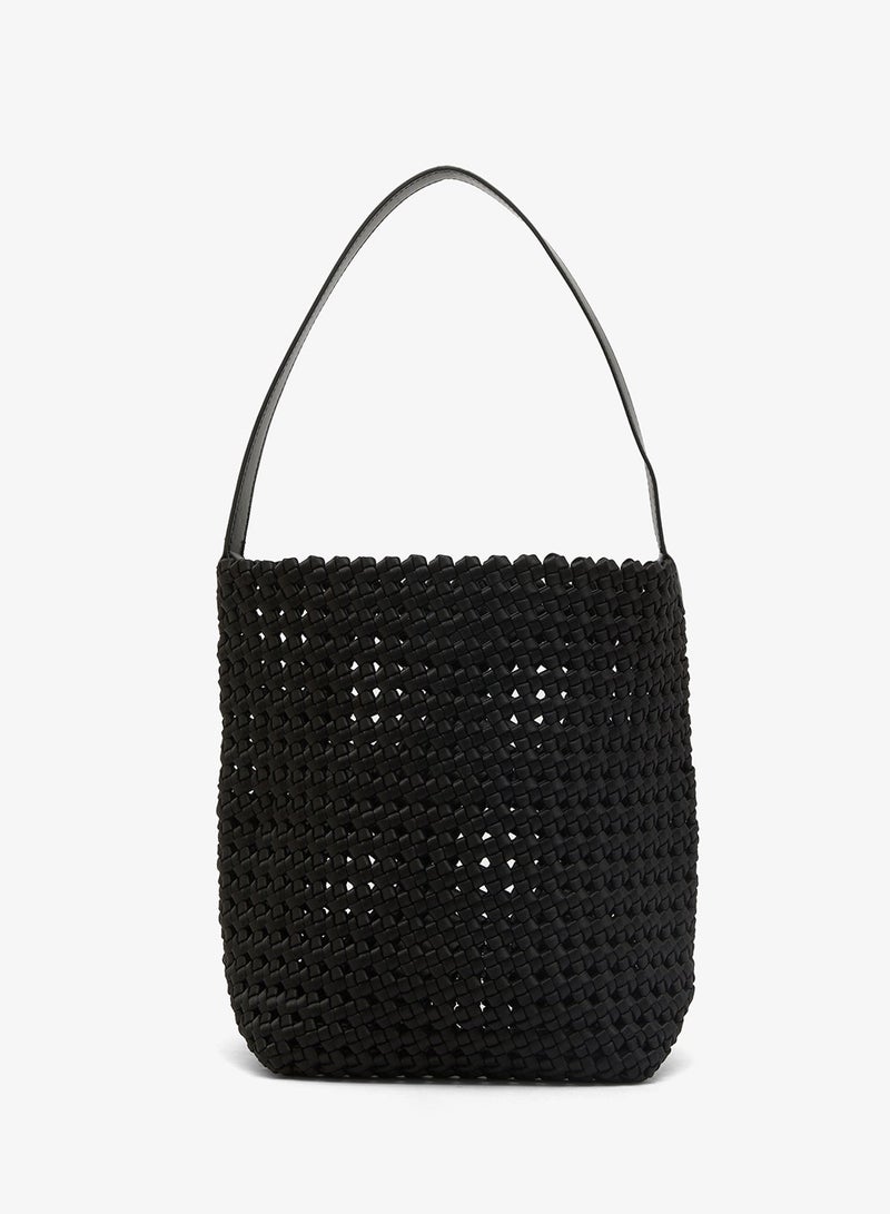 GLAMOROUS Large Woven Tote Bag - Image 2