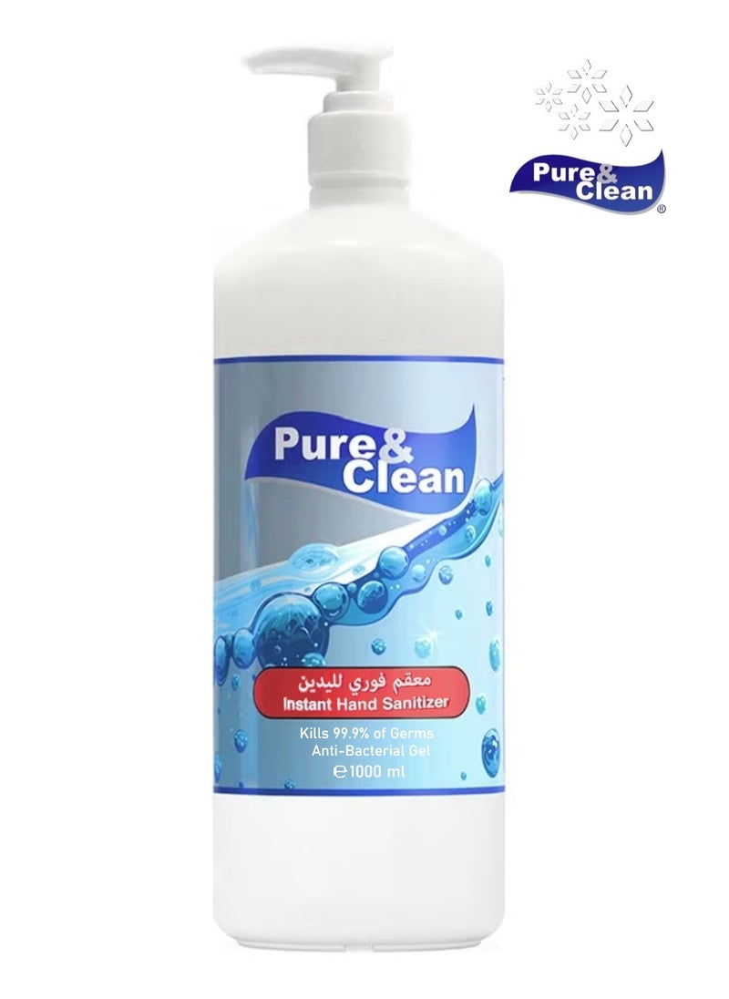 Pure & Clean Original Instant Hand Sanitizer 1000 ml  - Image 1