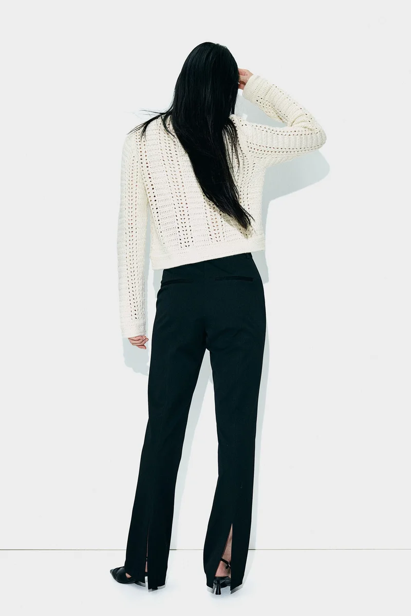 H&M Pointelle-Knit Cardigan