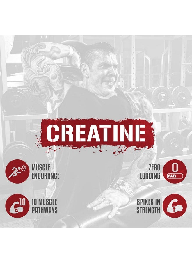 5% Nutrition - Rich Piana Createn 10In1 Formula  Flavored Creatine Powder For Muscle Gain  Enhance Power Strength Endurance  Recovery  30 Srvngs Push Pop - Image 1