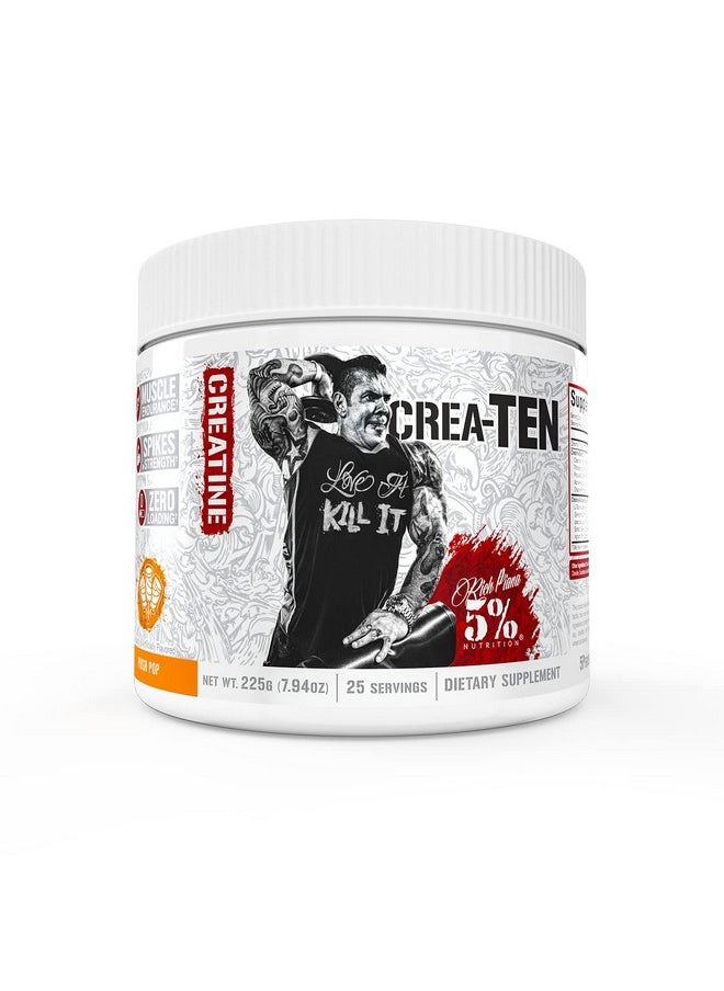 5% Nutrition - Rich Piana Createn 10In1 Formula  Flavored Creatine Powder For Muscle Gain  Enhance Power Strength Endurance  Recovery  30 Srvngs Push Pop - Image 1