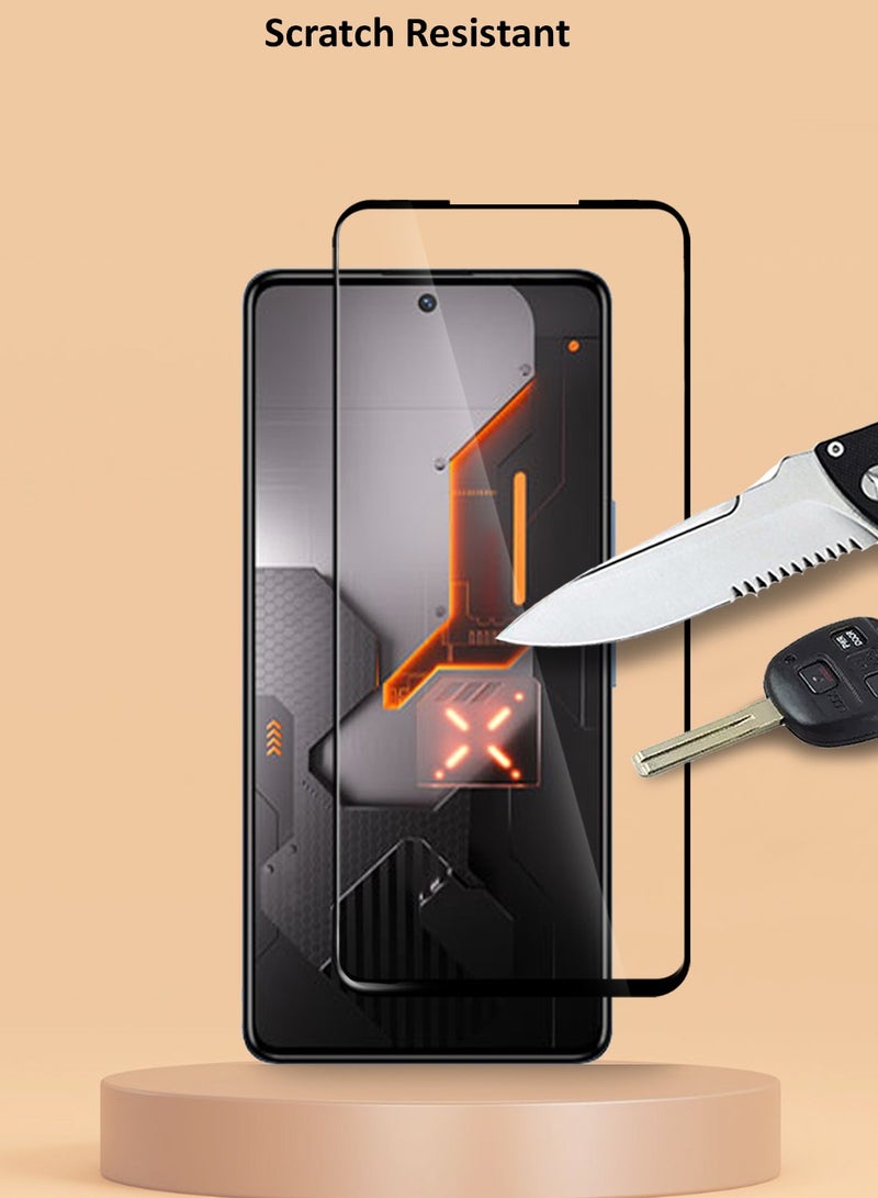 Techie Full Cover 10H Hardness HD Tempered Glass Screen Protector for Infinix GT 10 Pro - Anti-Scratch, Anti-Fingerprint, and Bubbles Free Technology - Image 5