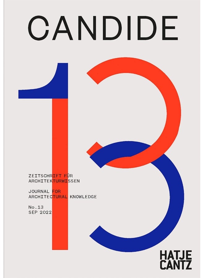 Candide. Journal for Architectural Knowledge: No. 13 
