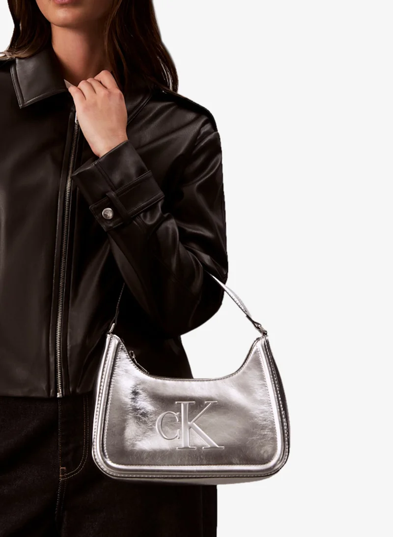 CALVIN KLEIN Bold Metallic Shoulder Bag