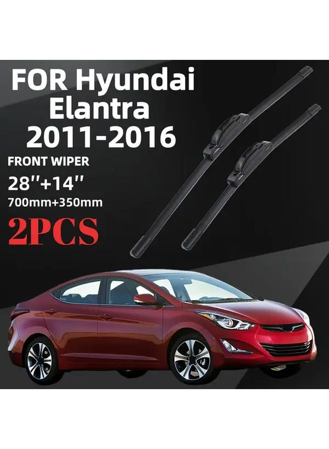 Premium All Weather Windshield Wiper Blades 28 And 14 Inches For Hyundai Elantra 2011 2016 - Image 4