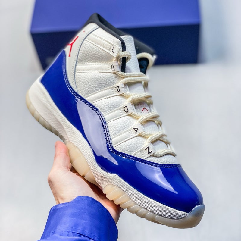 Original Label Original Box Aj11 Practical Basketball Shoes Men''s High-Top Wear-Resistant Sports Sneakers Women''s Jordan 11 Concord Trendy - Image 3