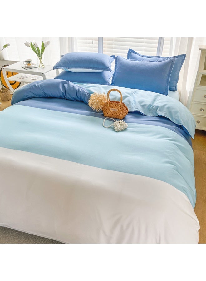 ZERIFAM 4 Piece Duvet Cover Set, Ultra Soft Microfiber Comforter Cover Set with Zipper Closur, Cotton Bedding Set with 2 Pillow Cases(200x230cm) - Image 3