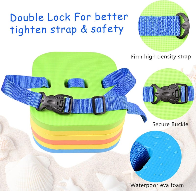 ISIMEE Back Float Safety Swim Trainer Swimming Bubble Belts Float Swim Training Aid for Beginners Swim Floaties for Kids Toddler Children Sport Pool Lesson - Image 2