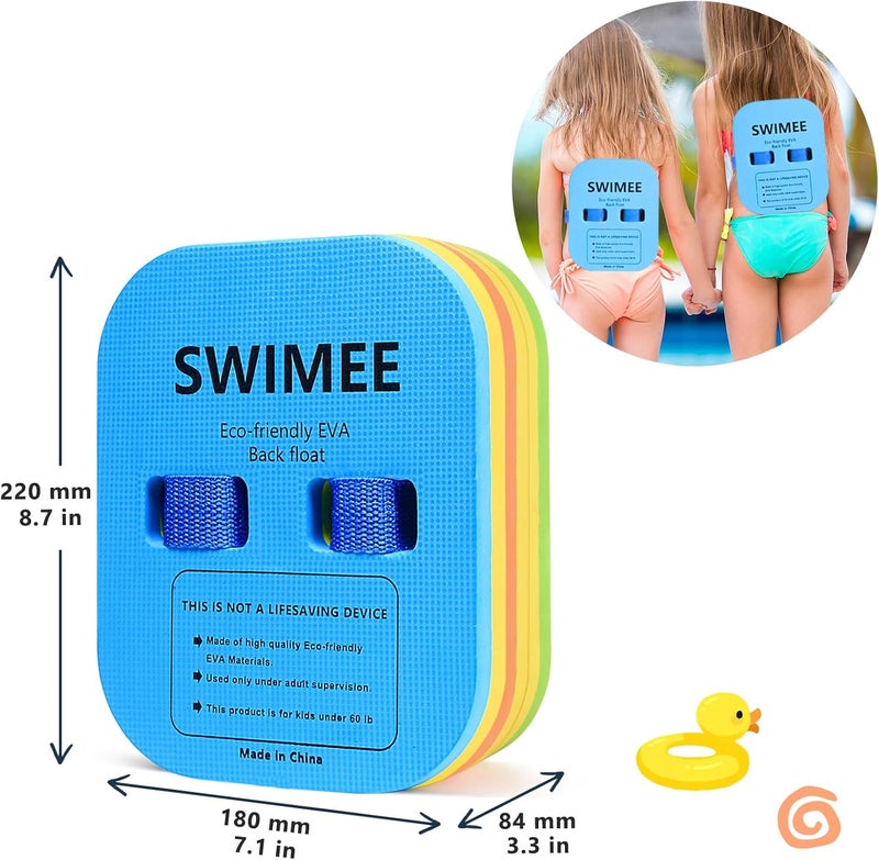 ISIMEE Back Float Safety Swim Trainer Swimming Bubble Belts Float Swim Training Aid for Beginners Swim Floaties for Kids Toddler Children Sport Pool Lesson - Image 4