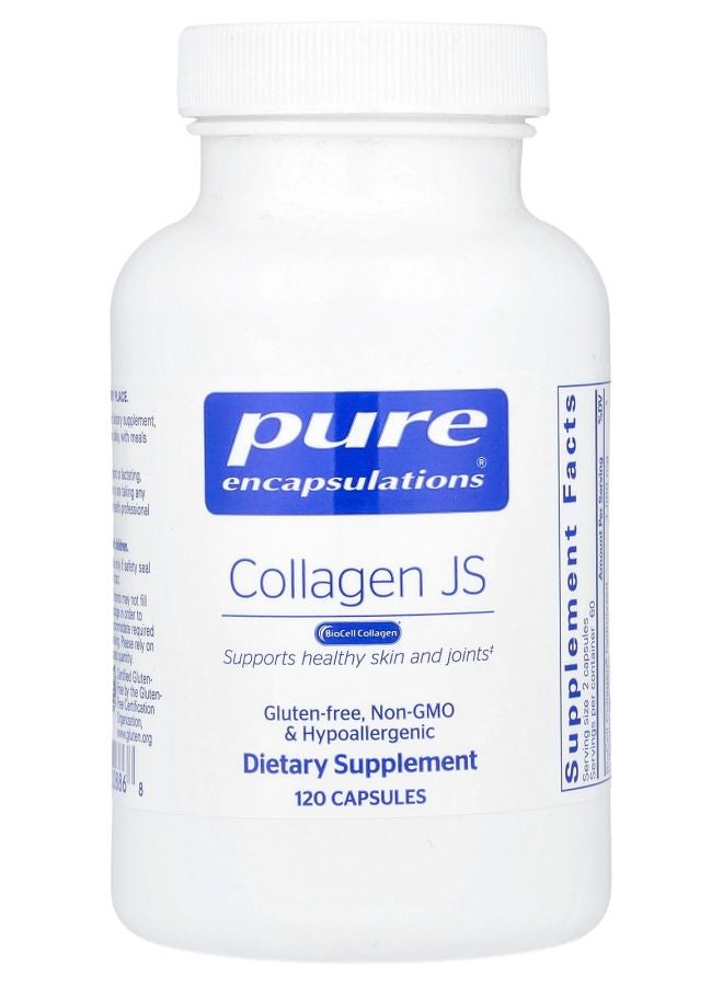 Pure Encapsulations كولاجين JS 1000 ملغ 120 كبسولة (500 ملغ لكل كبسولة)