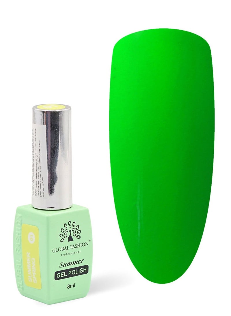 GLOBAL FASHION Gel Polish Summer/Spring 8ml, 04  - Image 1