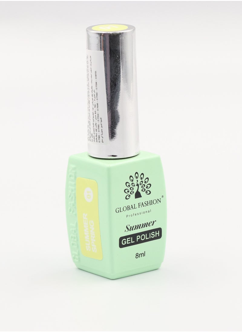 GLOBAL FASHION - Gel Polish Summer/Spring 8ml, 04 - Image 1