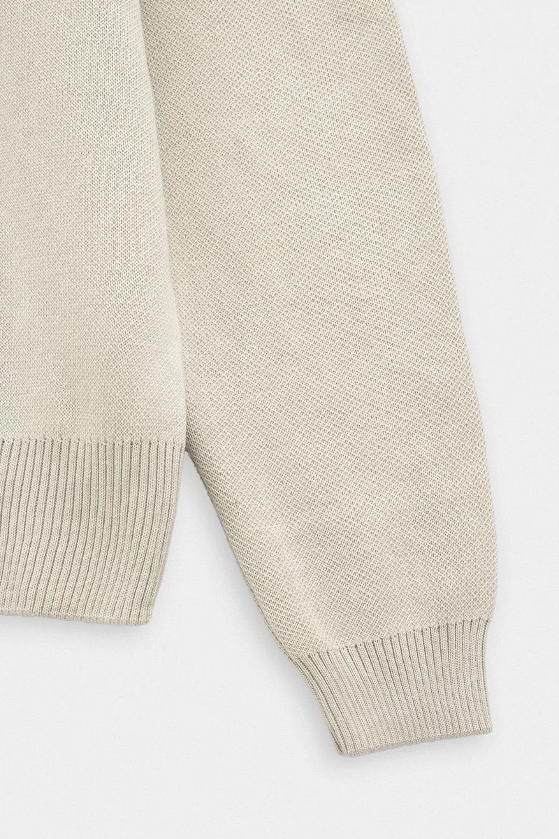 Giesto Oatmeal Natural GIESTO Men's Cotton Sweater for Men | Best Price UAE