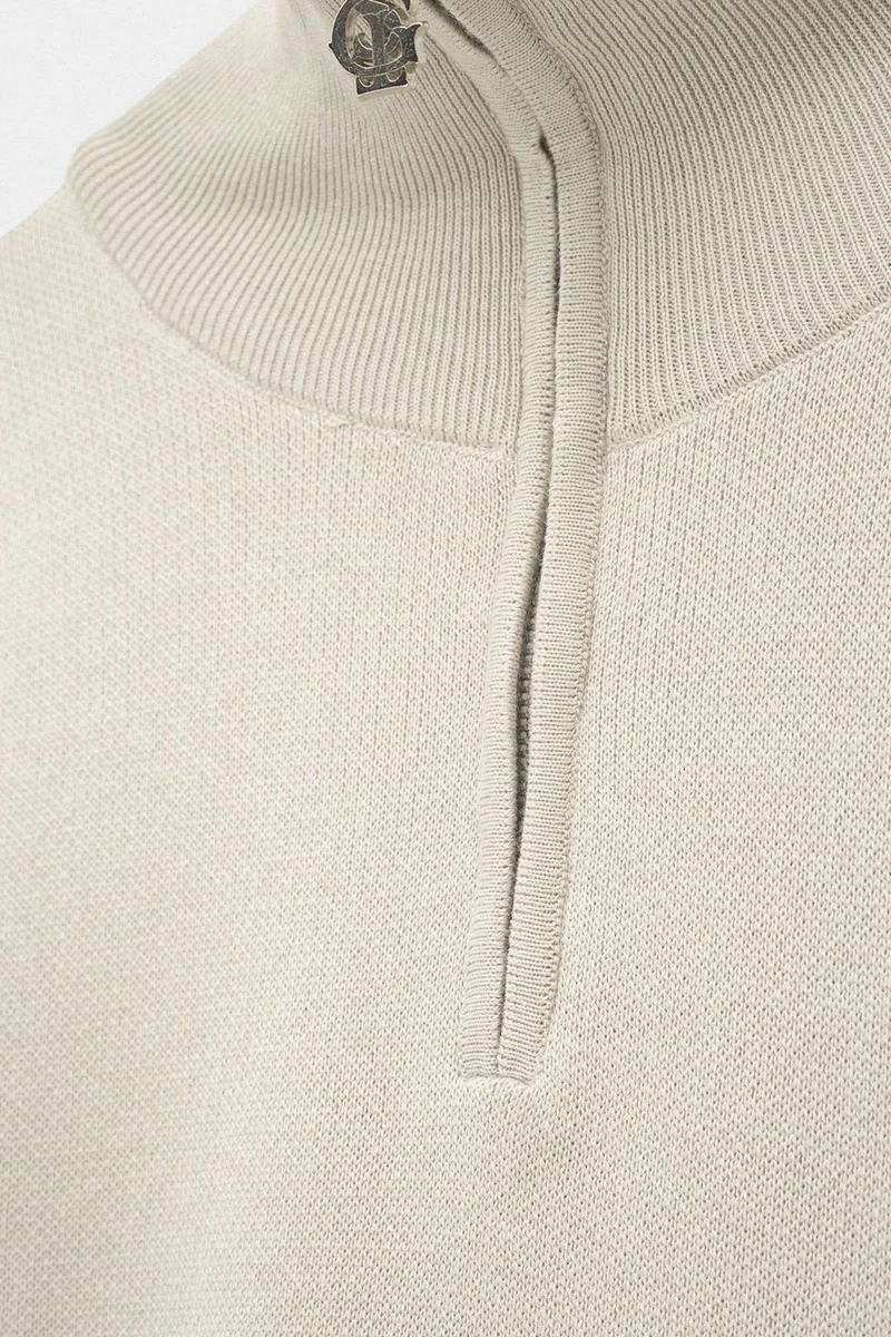 Giesto Oatmeal Natural GIESTO Men's Cotton Sweater for Men | Best Price UAE