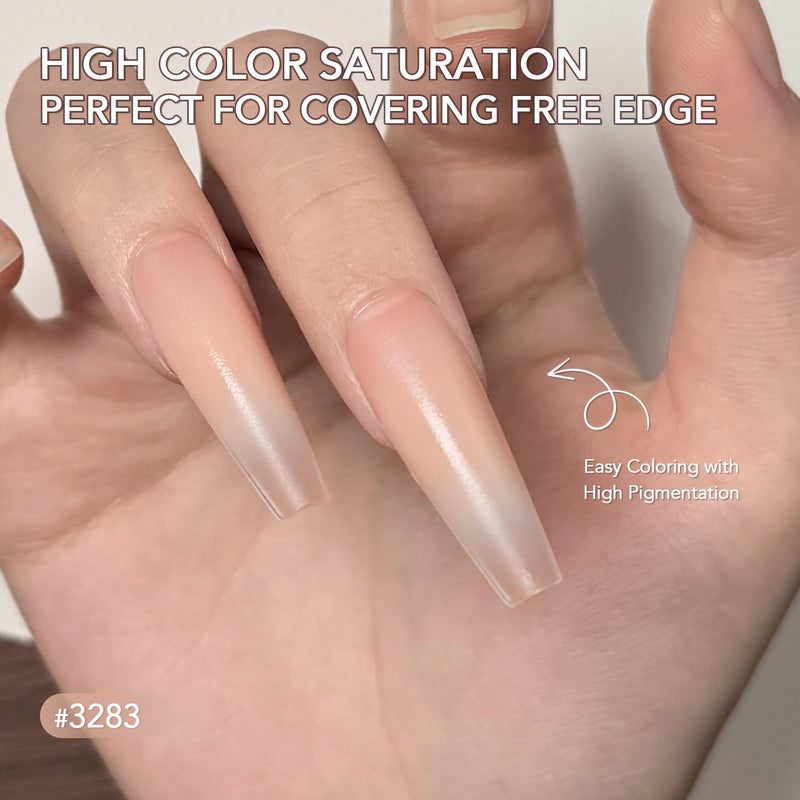 GAOY Ombre Gel Nail Polish Kit, 9 Colors UV LED Painting Gel with Sponges, Long-lasting Soak Off Pigmented Colors, Beginner Friendly Gradient & Aura Nail Art Set for Home & Salon Use, Melted Gelato - Image 2