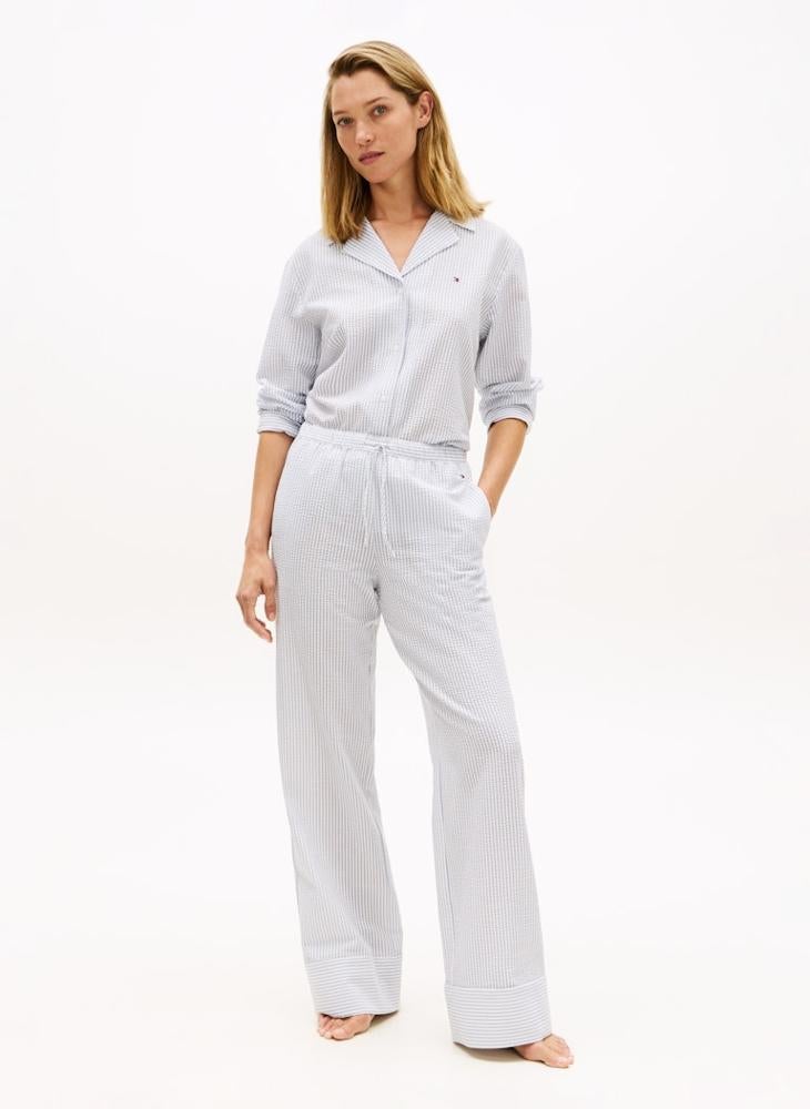 TOMMY HILFIGER Essential Seersucker Pyjama Shirt - Image 4