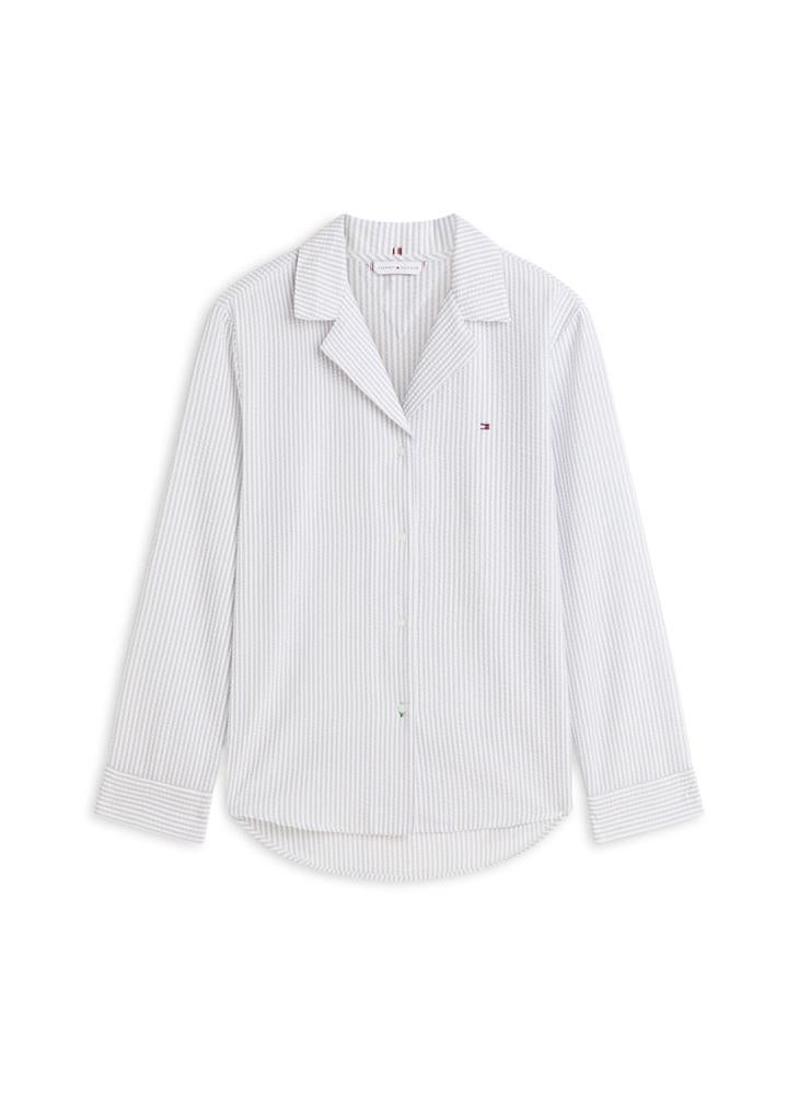 TOMMY HILFIGER Essential Seersucker Pyjama Shirt - Image 5
