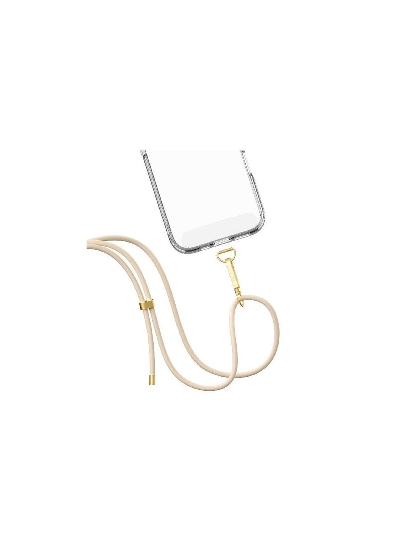 دريب تعليقة جوال سيليكون بتصميم عملي لحمل الهاتف بأمان وراحة حول الرقبة أو الكتف.مصنوعة من سيليكون مرن مع حلقات تثبيت، مثالية للاستخدام اليومي والتنقل. - Image 1