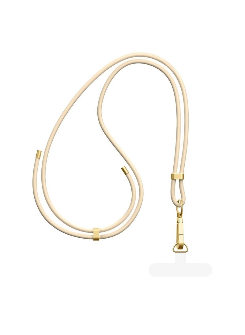 دريب تعليقة جوال سيليكون بتصميم عملي لحمل الهاتف بأمان وراحة حول الرقبة أو الكتف.مصنوعة من سيليكون مرن مع حلقات تثبيت، مثالية للاستخدام اليومي والتنقل. - Image 2