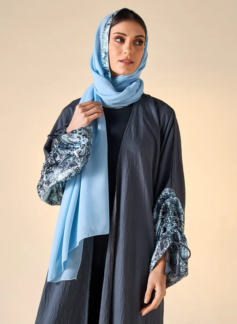 Hadiyath Al Madinah HM - Printed Abaya with Hijab