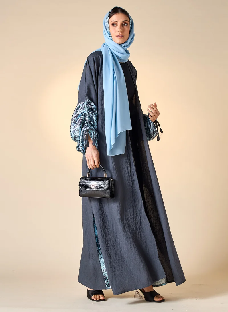 Hadiyath Al Madinah HM - Printed Abaya with Hijab