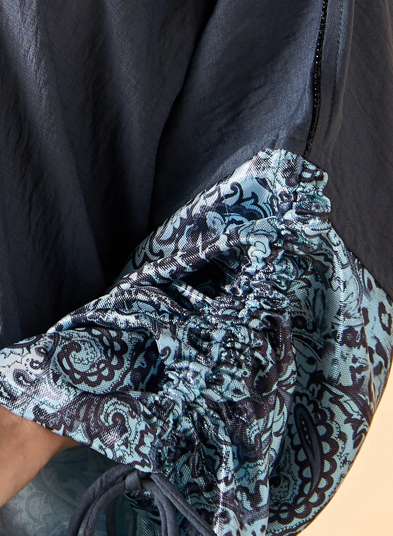 Hadiyath Al Madinah HM - Printed Abaya with Hijab