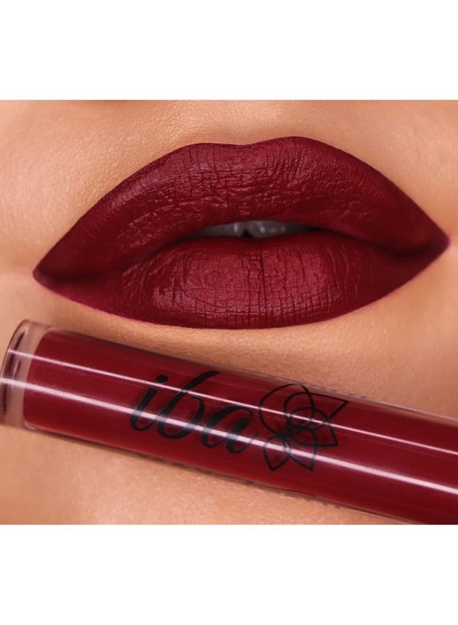 إيبا أحمر شفاه سائل غير لامع من إيبا ماكس - أحمر خدود بورجوندي | غني بفيتامين إي وزيت اللوز | مقاوم للتحول ويدوم طويلاً | مقاوم للماء والتلطخ | لمسة نهائية مخملية غير لامعة وصبغية للغاية | خفيف الوزن ومريح | غير لزج ولا يسبب الجفاف | مكياج الشفاه | 2.6 مل - Image 3