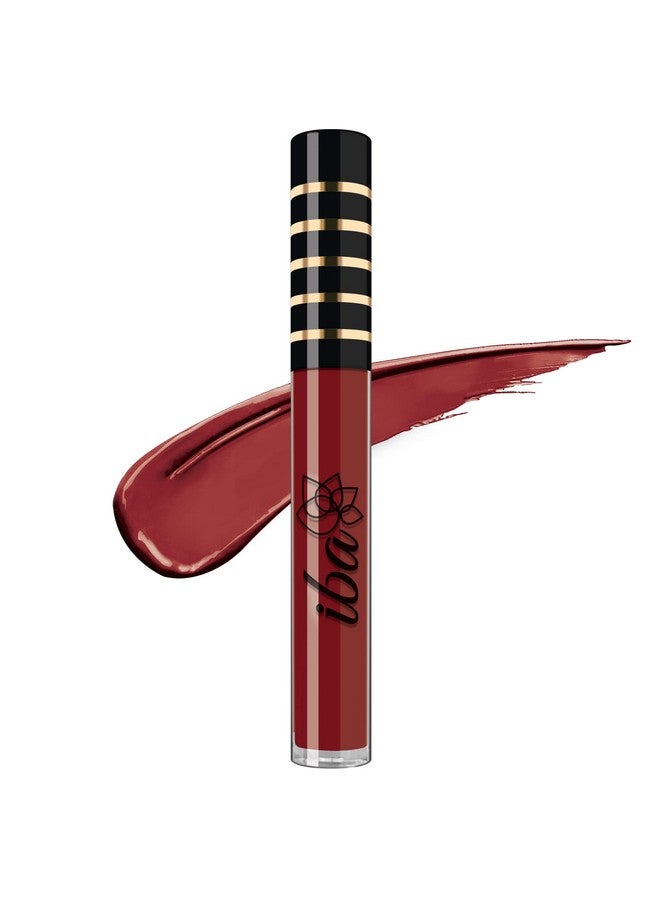 إيبا أحمر شفاه سائل غير لامع من إيبا ماكس - أحمر خدود بورجوندي | غني بفيتامين إي وزيت اللوز | مقاوم للتحول ويدوم طويلاً | مقاوم للماء والتلطخ | لمسة نهائية مخملية غير لامعة وصبغية للغاية | خفيف الوزن ومريح | غير لزج ولا يسبب الجفاف | مكياج الشفاه | 2.6 مل - Image 1