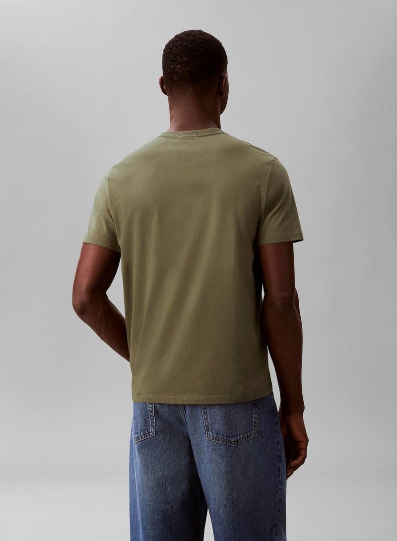 Calvin Klein Jeans تي شيرت مونوغولوغو بقصة كلاسيكية - Image 3