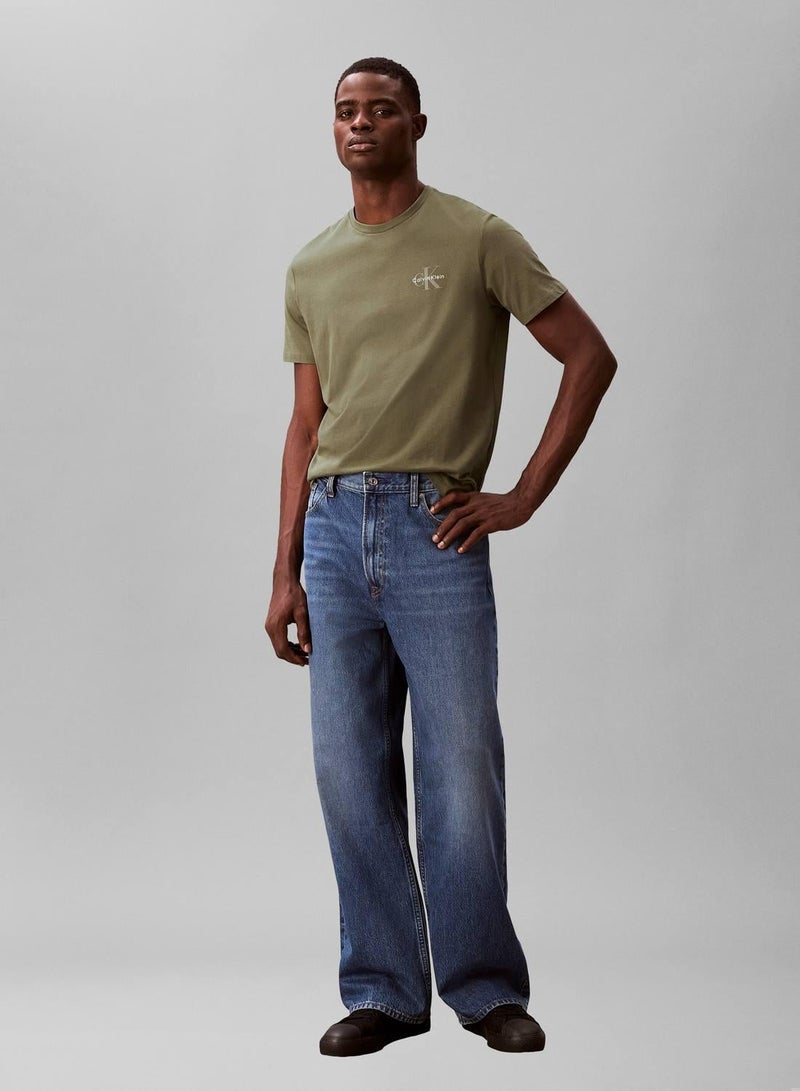 Calvin Klein Jeans تي شيرت مونوغولوغو بقصة كلاسيكية - Image 2
