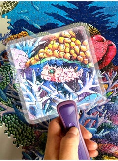 Ceaco Ceaco - The Puzzle Scoop - A Lifting, Moving, Illuminating, and Magnifying Puzzle Accessory for All Puzzlers  - Image 2