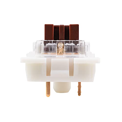 GranVela OUTEMU Medium-Low Profile Brown Switches, 3-Pin 1.6mm Travel Distance Thin Tactile Key switches - 20 Pack - Cherry MX Compatible DIY Replaceable Switches for Mechanical Keyboard - Image 2
