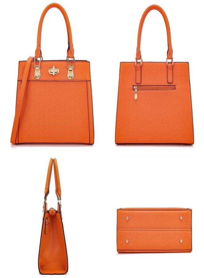 Soperwillton Purse Set Women Tote Handbag Shoulder Bag Top Handle Satchel Work Bag Crossbody Matching Wallet 2pcs - Image 3