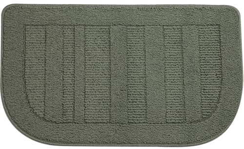 BEQHAUSE 30x18 Inch Kitchen Rug Mat Durable AntiSlip Absorbent DirtResistant Kitchen Rug Pet Mat Machine Washable Green