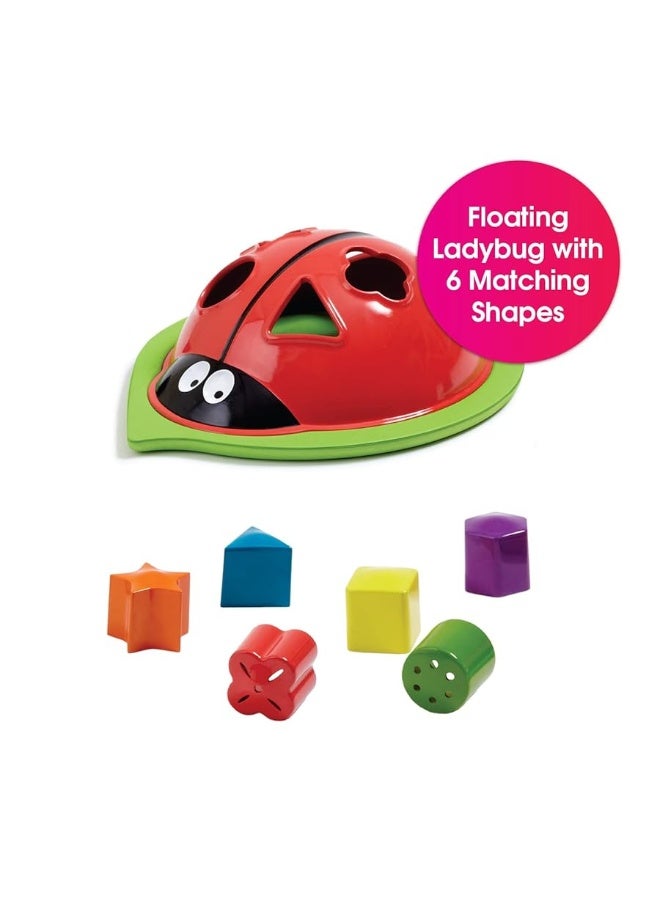 Edushape Ladybug Sorter - Sorting Bathtub Toys - Early Child Development Learning Educational Toy - Toddler Bath Toys - Baby Bath Toys for Toddlers 1-3 Teaches Cause & Effect, Cognitive Skills - Image 4
