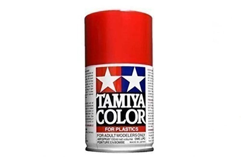 Tamiya Lacquer Spray TS-86 Brilliant Red 100ml TAM85086 Lacquer Primers & Paints - Image 2