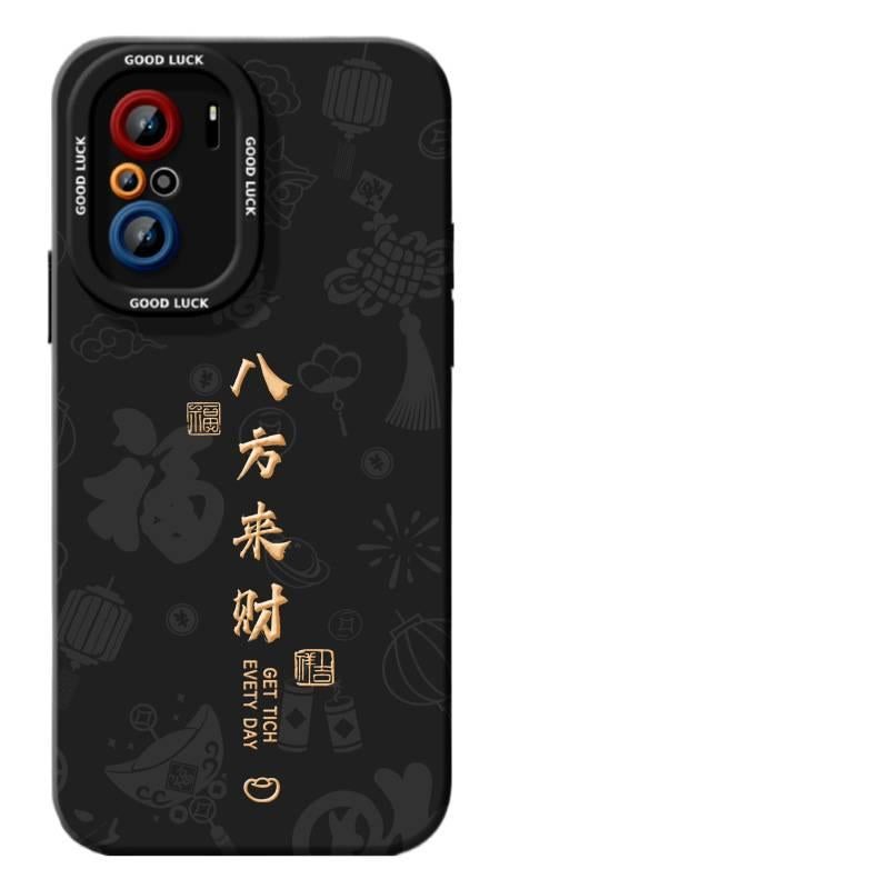 MS غطاء واقي بسيليكون لـ Redmi Note 14 Pro مع مقاوم للصدمات وحماية من السقوط مع مقاوم للصدمات مع مقاوم لبصمات الأصابع مع مقاوم للخدش باللون أسود من السيليكون باللون الأسود باللون الأ. - Image 5