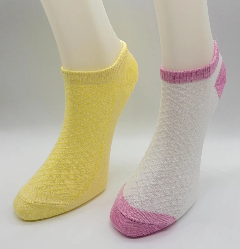 Ciho Socks 6 Pairs Women's Fishnet Knitted Nova Colorful Booties Socks