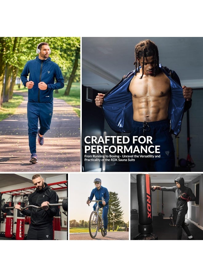 RDX Sauna Suit, REACH Compliant OEKO TEX 100 Certified, Full Body Sweat Heat Suit with Hood - Image 4